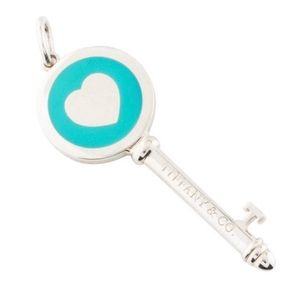 Tiffany and Co heart key pendant
